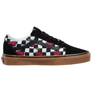 Vans 6 Cherry Checkered Sneaker Skater Shoes Men's Size 4.5 slip on